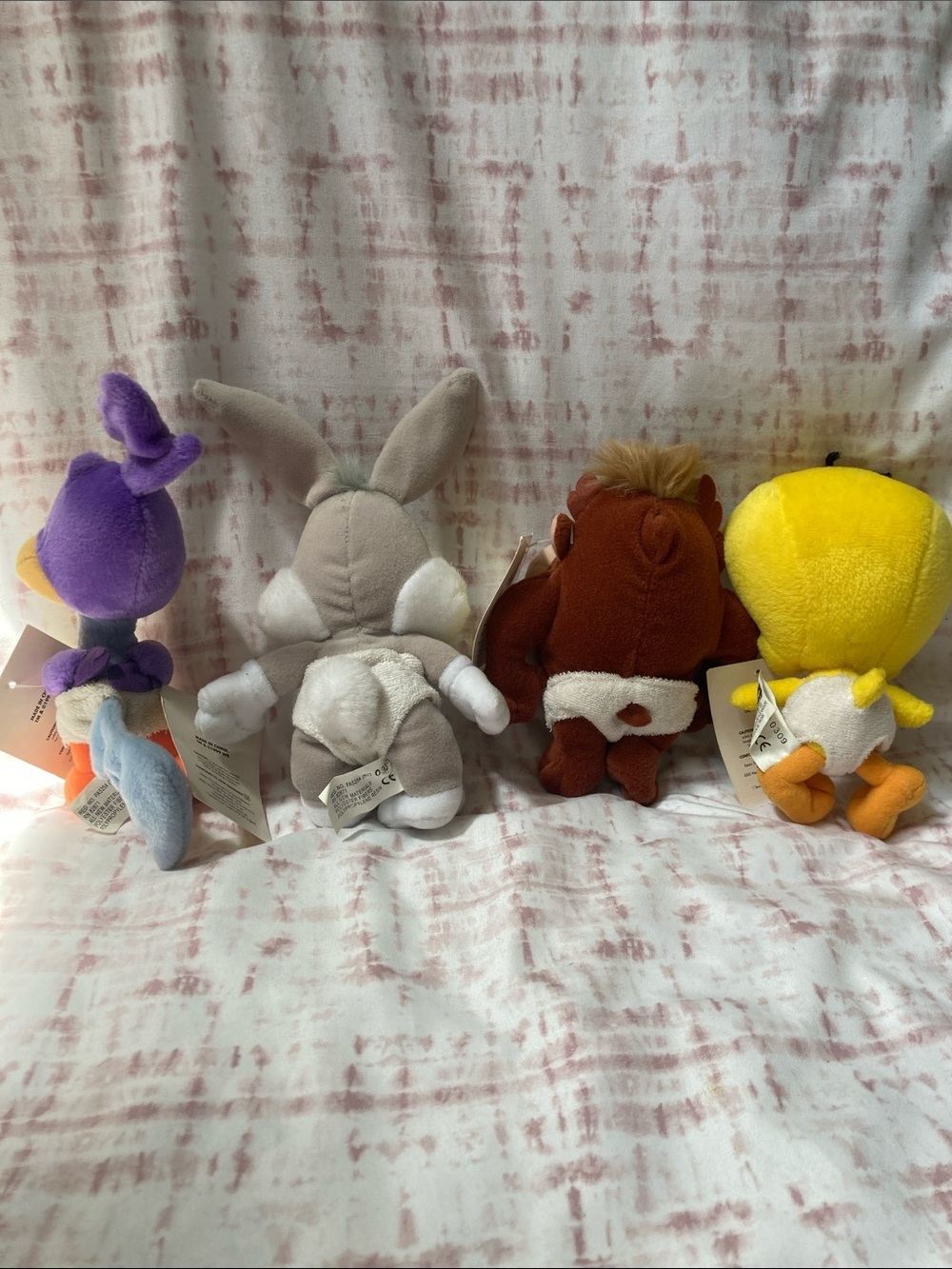 LOONEY TUNES Baby 6" Plush Bean Bag Bundle of 4 1999 - Picture 4 of 8